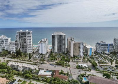 lambiance beach condo aerial view